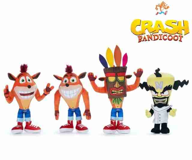 (Mis 3+) CRASH BANDICOOT Peluche 32cm – 4ass…x12…x48